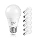 A19 LED Bulbs, SHINE HAI 3000K 800lm Non-dimmable LED Light Bulbs 60W Equivalent, 6-Pack