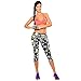 Gillberry High Waist Fitness Yoga Sport Pants Printed Stretch Cropped Leggings