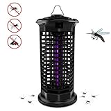 Big Devil Electric Bug Zapper, Powerful Mosquito Trap, Insects Killer with Hook, Light-Emitting Mosquito Lamp for Indoor Home Bedroom,Kitchen, Office(2019 Upgraded Black)
