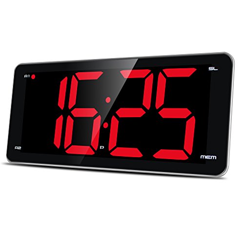 Buy LIELONGREN Digital Alarm Clock Radio, Jumbo LED Digital Clock with