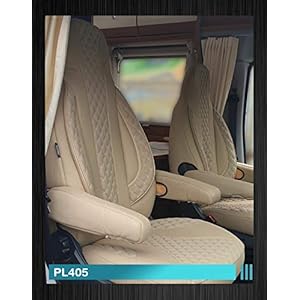 Bremer Sitzbezüge Stoelhoezen compatibel met camper Fiat Ducato type 250, voor bestuurder en passagiers, WPL405, hoes…