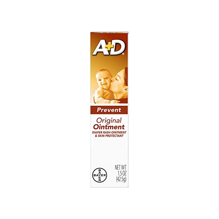 A+D Original Diaper Rash Skin Ointment, Baby Skin Protectant With Lanolin and Petrolatum, Helps Prevent Cracked Skin and…
