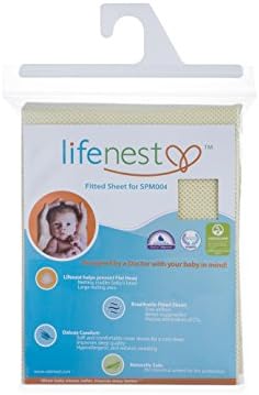 Ubimed Breathable Fitted Sheet for Lifenest, Yellow