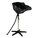 ZENY Pro Portable Shampoo Sink Basin w/Drain Height Adjustable Salon Hair Treatment Bowl, Black (Black)