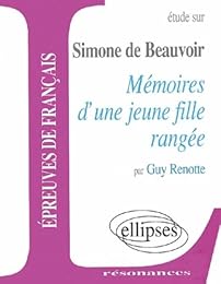 Étude sur Simone de Beauvoir, "Mémoires d'une jeune fille rangée"