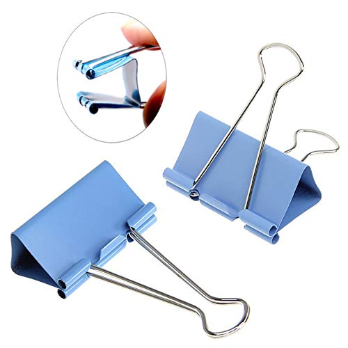GutReise Binder Clips Paper Clamp,120 Pieces Binder Clips Paper Binder Clips for Notes Letter Paper Clip Office Supplies 6 Sizes - Thumbnail 6