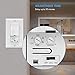 TOPGREENER Motion Sensor Switch, PIR Sensor Light Switch, Occupancy & Vacancy Modes, No Neutral Wire Required, Ground Wire Required, 150W LED/CFL, 1/4 HP, Single Pole, TDOS5-J-W-2PCS, White