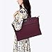Laptop Bag for women, Women Shoulder Bag Briefcase with Multi-pockets for 15.6 inch Laptop by IAITU,Dark Purple