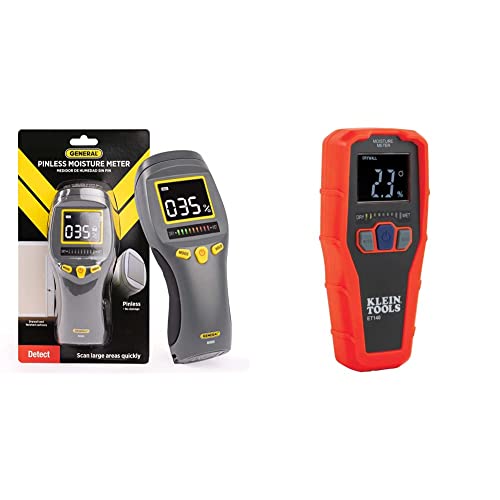 General Tools LCD Moisture Meter MM8 Leak and Humidity Detector