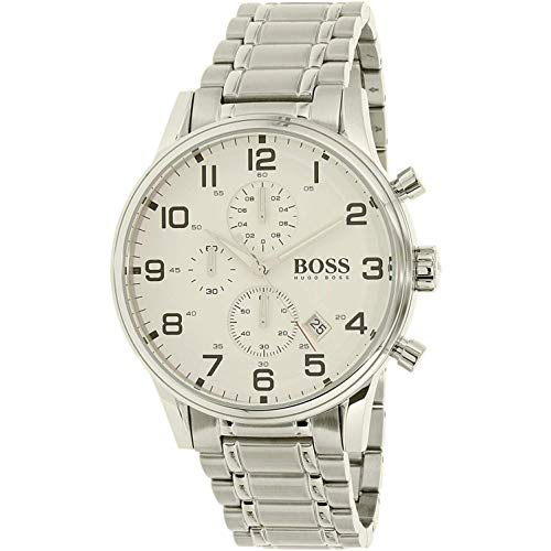 Hugo Boss Watches Men's Aeroliner Watch (White)