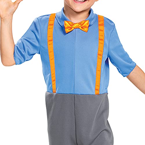 Blippi Costume for Kids, Official Blippi Jumpsuit Outfit with Hat and