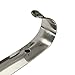 Bluelans Stainless Steel Extra Long Handled Shoe Horn Shoe Lifter Durable Tool Silver, 30cm/11.8inch