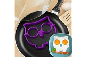 TUKE Breakfast Omelette Mold Silicone Egg Pancake Ring Shaper Cooking Tool DIY Kitchen Accessories Gadget Egg Fired Mould (Owl)