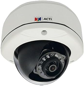 ACTi Camera E72A 3MP Outdoor Dome with Day/Night Adaptive IR Basic Wide Dynamic Range H.264 Fixed Lens 30fps 1080p Retail
