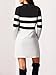 ROMWE Women's Long Sleeve Loose Cotton Shift Dress