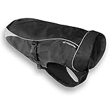 Kurgo North Country Dog Winter Coat Waterproof Dog Coat, Black, Medium