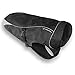 Kurgo North Country Dog Coat, Dog Winter Jacket, Waterproof Dog Jacket, Dog Snow Jacket and Windproof Dog Coat, Reflective Dog Fleece, Black, Medium