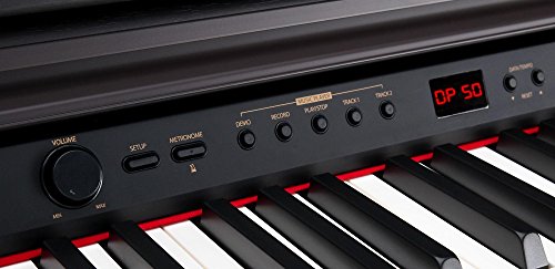 Classic-Cantabile-DP-50-RH-E-Piano-SET-Digitalpiano-mit-Hammermechanik-88-Tasten-2-Anschlsse-fr-Kopfhrer-USB-LED-3-Pedale-Piano-fr-Anfnger-Pianobank-Kopfhrer-Klavierschule-Rosenholz