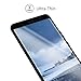 kalibri Tempered Glass Screen Protector - Curved Display Film Compatible with HTC U11+ / U11 Plus - Black Frame