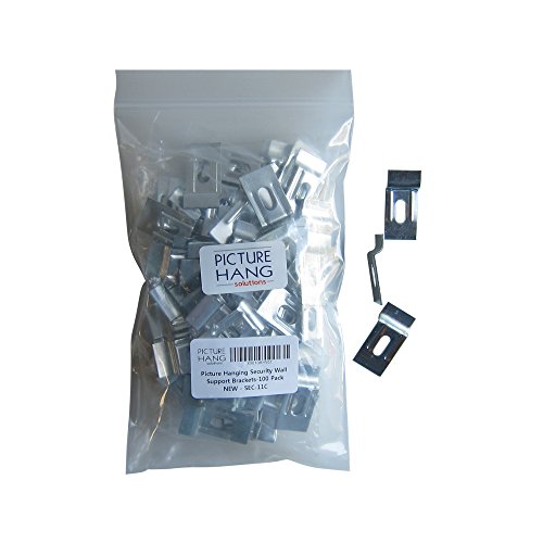 Picture Hanging Security Wall Support Brackets 100 Pack Security