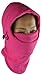 N'Ice Caps Kids Unisex Sherpa Lined Thermal Fleece Balaclava Face Mask (2-3 Years, Fuchsia)