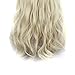 FIRSTLIKE Grade 7A 160g 23-24 inch Real Thick Double Weft Full Head Clip in Hair Extensions, Bleach Blonde, 24