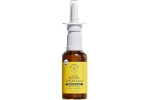 Beekeeper's Naturals Propolis Nasal Rinse Spray Max, Relief for Adults w/Eucalyptus, Oregano & Saline, Clears Nasal Congestion, Moisturizes Sinus Canal, & Decongest Sinus Cavities, 1 fl oz