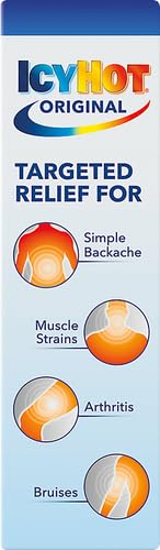 Icy Hot Original Small Pain Relief Patches (5 Count) Powerful Targeted Relief for Arm, Neck & Leg