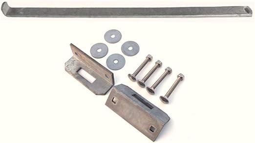 Barra de bloqueo para cobertizo de jardín, fábrica, garaje, puerta de