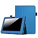 Fintie Slim Fit Leather Case with Auto Sleep/Wake for Kindle Fire HD 7-Inch Tablet - 2012 Model - Blue