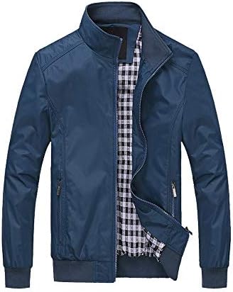 OWMEOT Men Winter Warm Jacket Overcoat Outwear Slim Long Trench Buttons Coat