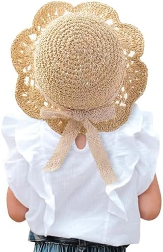 Excefore Baby Sun Hat, Baby Straw Hat, Baby Girl Straw Hat, Baby