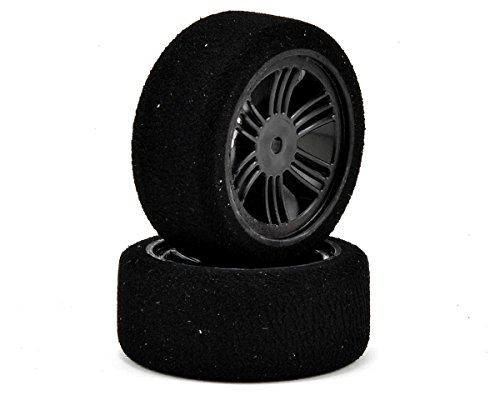 Contact RC 26mm 1/10 Nitro Sedan Foam Front Tires (2) (Carbon Black) (35 Shore)