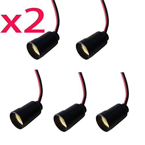 Smartdealspro 10-pack e12 candle candelabra light socke…