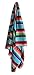 Del Mex Mexican Serape Blanket (X-Large, Turquoise)