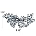 Women's Rhinestone Flower Crystal Hair Clip Wedding Party
