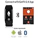 Fitness Tracker with Heart Rate Monitor, Blood Pressure/Blood Oxygene Monitor, Catsonic Waterproof Activity Tracker/Pedometer records Distance, Steps, Calories Burned & Sleep Patterns (Black)