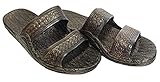 Pali Hawaii Unisex Adult Classic Jandal Sandal (Dark Brown, 8)