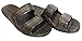 Pali Hawaii Unisex Adult Classic Jandals Sandals, Dark Brown, Size 7.0