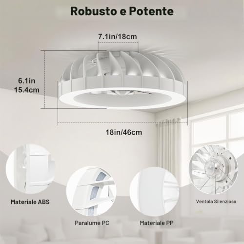 Ateroll Ceiling Fan Accessories for Bedroom