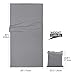 RedSwing Lightweight Sleeping Bag Liner, A Soft Compact Travel Sheet Anywhere You Go, Great for Summer Camping, Hotel, Machine Washablethumb 4