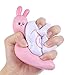 Aolige Jumbo Squishy Cute Pink Snails Kawaii Cream Scented Very Squishies Slow Rising Decompression Squeeze Toys