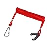 Safety-Boat-Motor-Outboard-Kill-Switch-Key-Lanyard-Ignition-Red-by-Generic
