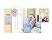 Cordless, Wireless Alarm with Both Bed & Chair Pads - No Alarm in Patient's Room - Plus Kerr Cleansing Wipes.