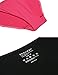 Ekouaer Soft Breathable Brief Panties Thong Underwear For Women 3 Pack,Black/Red/Rose,Medium