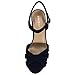 Bamboo Women's Simple Platform Chunky Heel Sandal