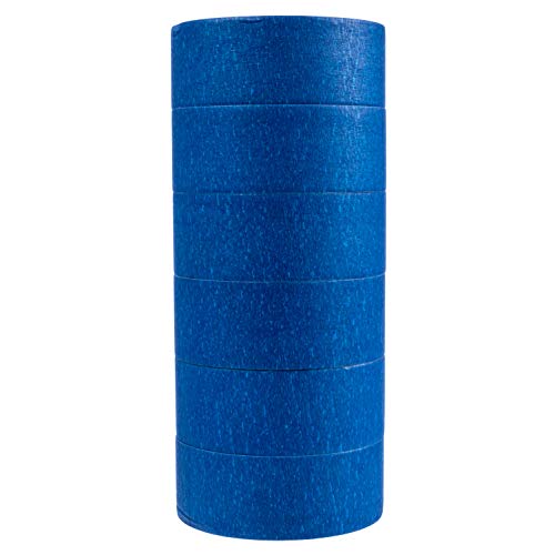 6 x Blue Painters Tape (65 Yard) by GoBlue 1.88" Leaves Zero