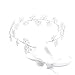 Venusvi Wedding Headbands for Bride - Bridal Headpiece with Bead - Hair Accessories