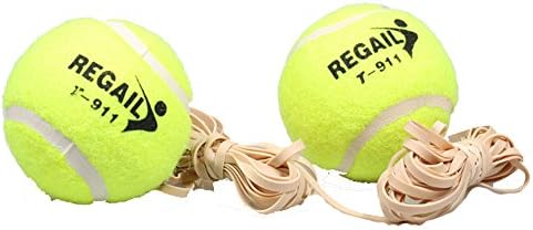 BIPY Tennis Balls with Elastic String for Beginner Junior Training Ball Children Trainer Sport Play Ball Pack of 1