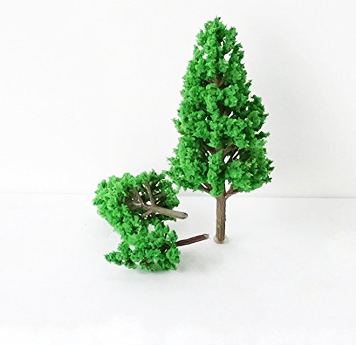 image for Hatisan 24Pcs Model Trees/Scenery Model Plastic Artificial Layout Rain
